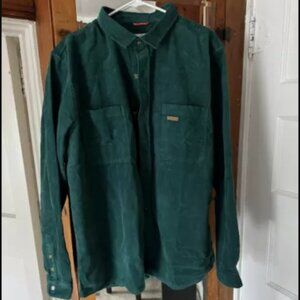 Passenger Backcountry Corduroy Shirt - Storm Green - XL